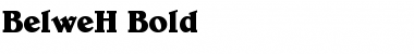 Download BelweH Bold Font Title Preview