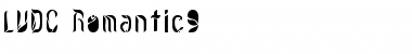 Download LVDC Romantic9 Regular Font Title Preview