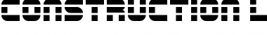 Download Construction Lines Regular Font Title Preview