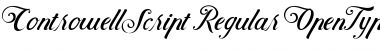 Download Controwell Script Regular Font Title Preview