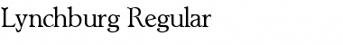 Download Lynchburg Regular Font Title Preview