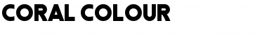 Download Coral Colour Regular Font Title Preview