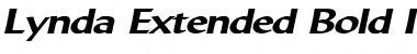 Download Lynda Extended Bold Italic Font Title Preview