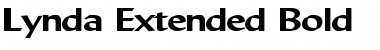 Download Lynda Extended Bold Font Title Preview