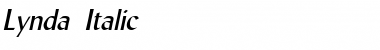Download Lynda Italic Font Title Preview