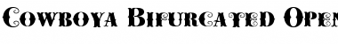 Download Cowboya Bifurcated Regular Font Title Preview