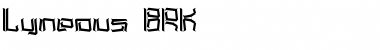 Download Lyneous BRK Normal Font Title Preview