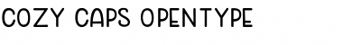Download Cozy Caps Medium Font Title Preview