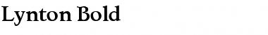 Download Lynton BQ Bold Font Title Preview