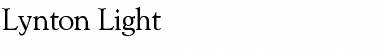 Download Lynton BQ Light Font Title Preview