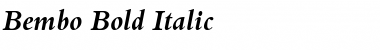 Download Bembo Bold Italic Font