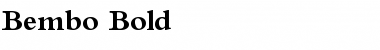 Download Bembo Bold Font Title Preview