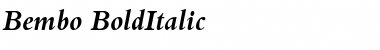 Download Bembo BoldItalic Font
