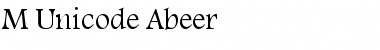 Download M Unicode Abeer Font