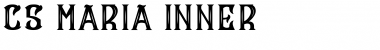 Download CS Maria Inner Regular Font Title Preview