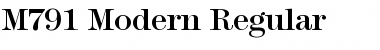 Download M791-Modern Regular Font