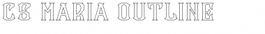Download CS Maria Outline Regular Font Title Preview