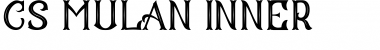 Download CS Mulan Inner Regular Font Title Preview