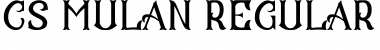 Download CS Mulan Regular Font Title Preview