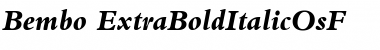 Download Bembo ExtraBoldItalicOsF Font Title Preview