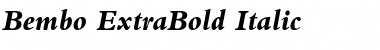 Download Bembo-ExtraBold Extra BoldItalic Font Title Preview