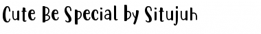 Download Cute Be Special Regular Font Title Preview