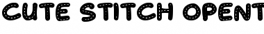 Download Cute Stitch Regular Font Title Preview