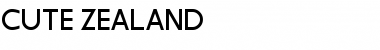 Download Cute Zealand Regular Font Title Preview