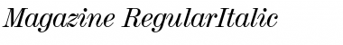 Download Magazine RegularItalic Font