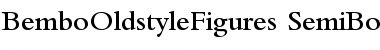 Download BemboOldstyleFigures-SemiBold Semi Bold Font Title Preview