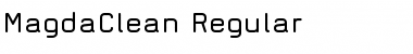 Download MagdaClean Regular Font