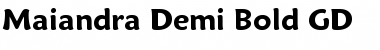 Download Maiandra DmBd GD Roman Font Title Preview