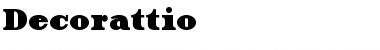 Download Decorattio Regular Font Title Preview