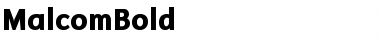 Download Malcom Bold Font Title Preview