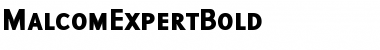 Download Malcom Bold Font Title Preview
