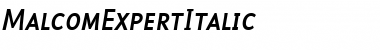 Download Malcom Medium Italic Font Title Preview