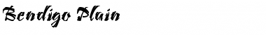 Download Bendigo Regular Font Title Preview