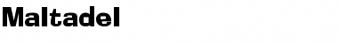 Download Maltadel Regular Font Title Preview