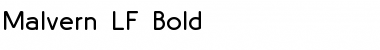 Download Malvern LF Bold Font Title Preview