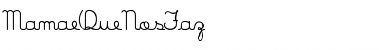 Download MamaeQueNosFaz Regular Font Title Preview