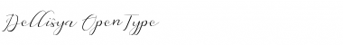 Download Dellisya Free For Personal Use Regular Font Title Preview