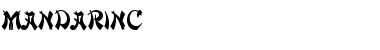 Download MandarinC Regular Font Title Preview