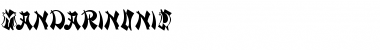 Download MandarinIniD Regular Font Title Preview
