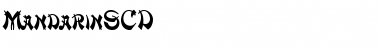 Download MandarinSCD Regular Font Title Preview