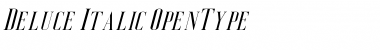 Download Deluce Free Italic Font Title Preview