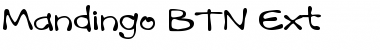 Download Mandingo BTN Ext Regular Font Title Preview