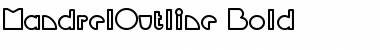 Download MandrelOutline Bold Font Title Preview