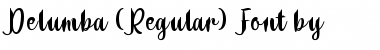 Download Delumba Regular Font Title Preview