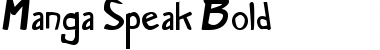 Download Manga Speak Bold Font Title Preview