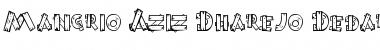 Download Mangrio_Aziz_Dharejo_Dedar_Wood Regular Font Title Preview